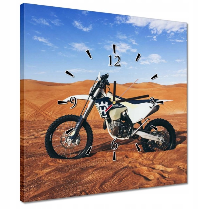Hodiny 40x40 Motocross na poušti