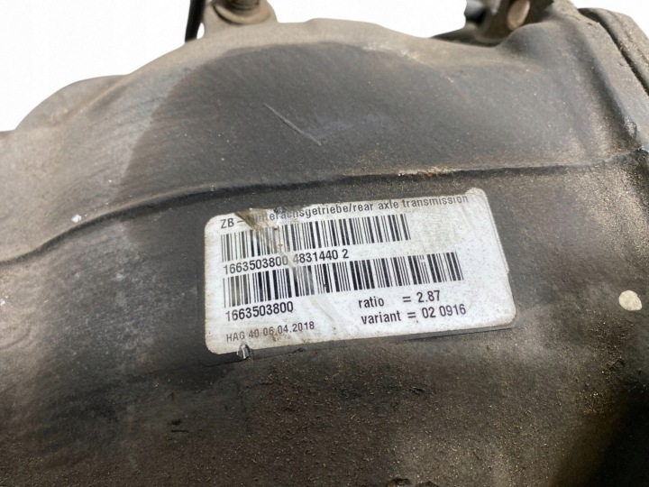 MERCEDES-BENZ GLE (W166 - C292) DIFERENTIAL REAR 1663503800 10