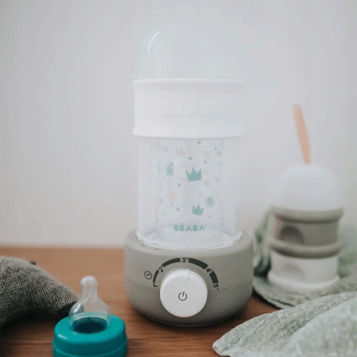 Підігрівач багатофункціональний Beaba Babymilk Second стерилізатор сірий — фото 3
