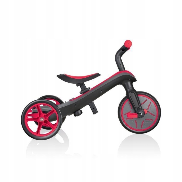 Велосипед 2 в 1 триколісний / біговий Globber Explorer Trike Red 630-102 — фото 3