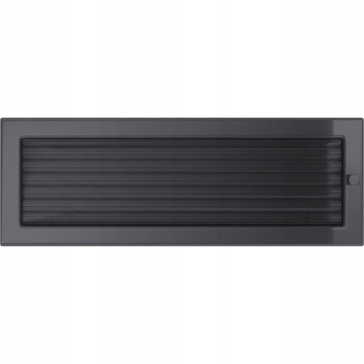 Ventilační mřížka 17x49 grafitová s žaluzií