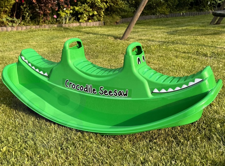 BUJAK OGRODOWY WIELOOSOBOWY KROKODYL HUŚTAWKA RÓWNOWAŻNIA DO DOMU WOOPIE Rodzaj bujaki