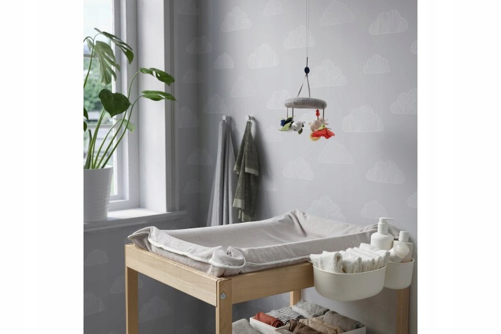 IKEA GULLIGAST Карусель з м'якими іграшками Маленька для немовлят для ліжечка Крихітна — фото 4