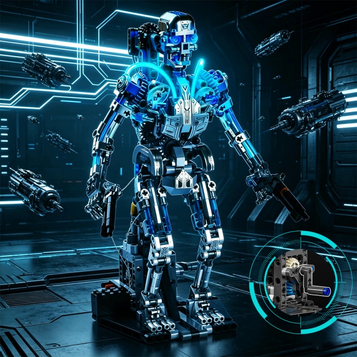 Робот будівельний для дітей, деталей STEM робот іграшка для хлопчиків — фото 2