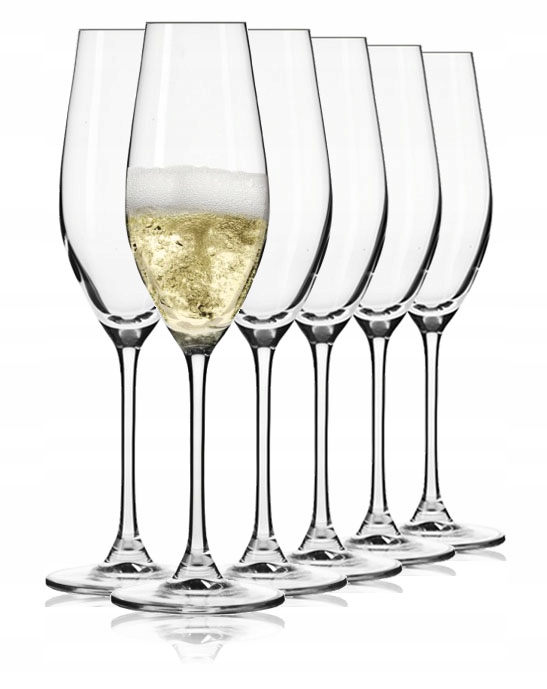 Krosno Splendour Skleničky na šampaňské 210 ml, 6 kusů
