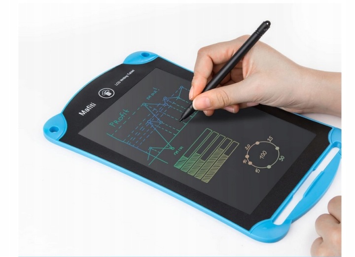 Tablet Графічний LCD для Дітей Дошка Дошка для малювання 8,5" 2 шт. — фото 3