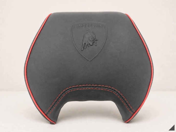LAMBORGHINI AVENTADOR HURACAN sjedalo naslon za glavu crvena NIC koža