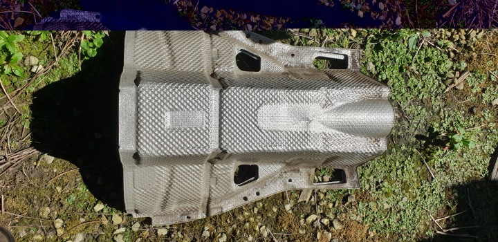blende abdeckung hitzeschutz unterfahrschutz mitteltunnel mittlere AUDI A6 C7 A7 4G OE