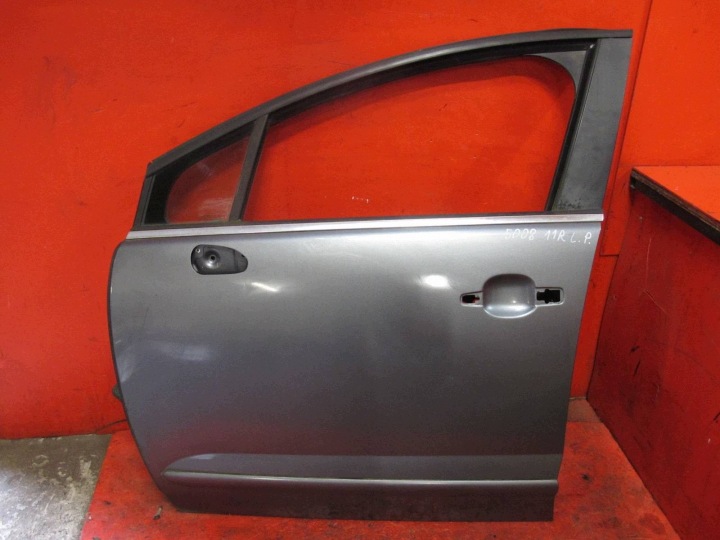 PEUGEOT 5008 e 1 T87 0U 0E porta portiera sinistro anteriore anteriore grigio KTHC