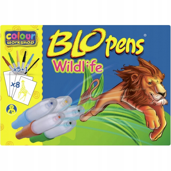 Centropen Фломастери надувні Динозаври AirPens 5+1 + 8 трафарет
