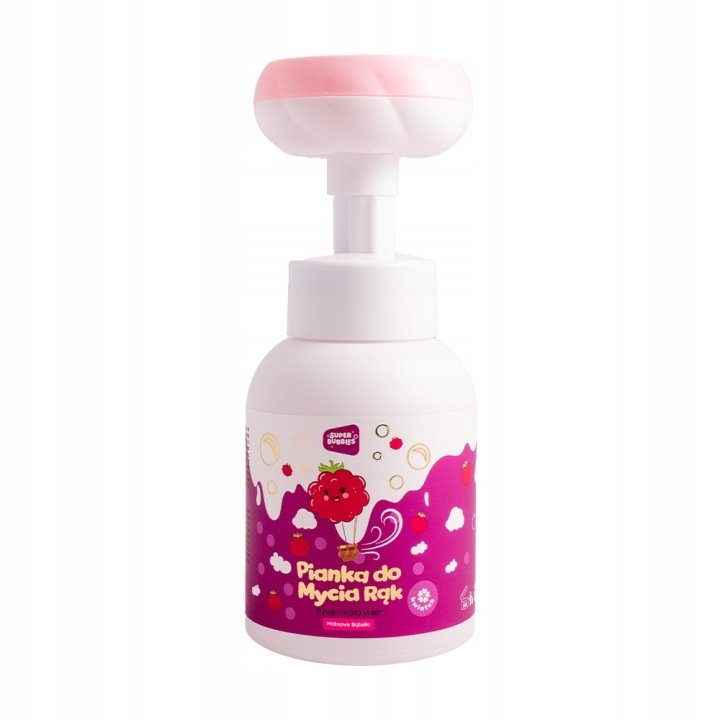 Піна для миття рук малинові бульбашки 300 мл Super Bubbles — фото 2