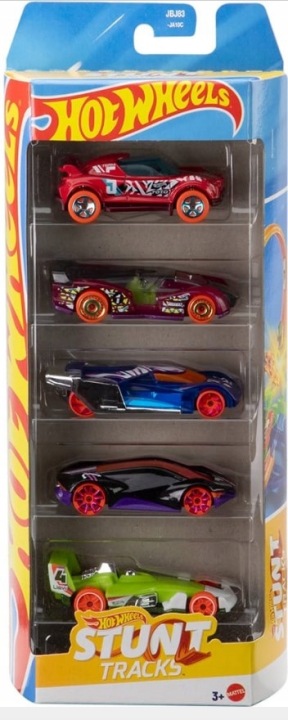 Hot wheels набір 5 шт. 5 шт. stunt tracks jbj83
