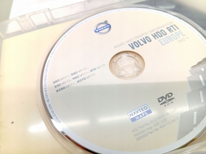 2012 Volvo V70 CD/DVD Navigation Maps 31374023 8