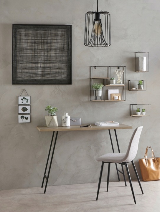 Zestaw 4 półek ściennych regał ścienny nowoczesne Szerokość mebla 48 cm