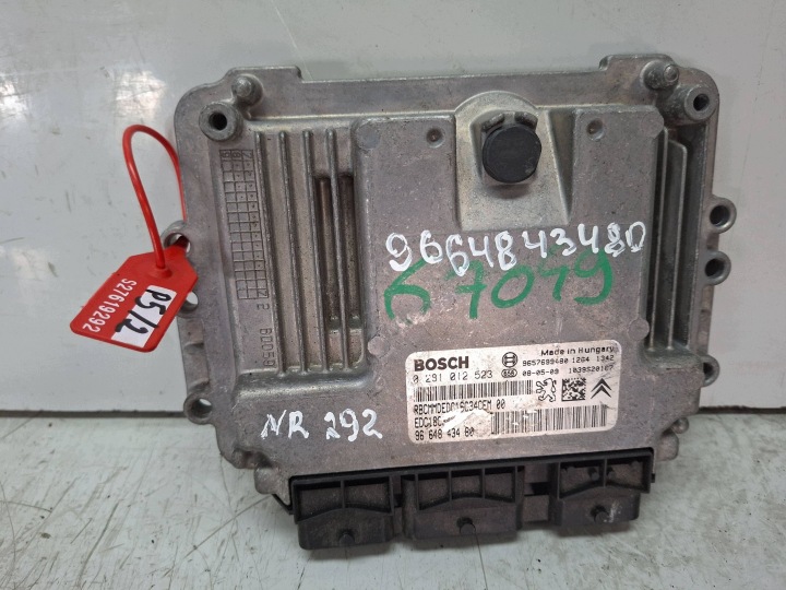 bedienteil des motors 0281012523 9664843480 9657699480 CITROEN C3 207 1.4 HDI