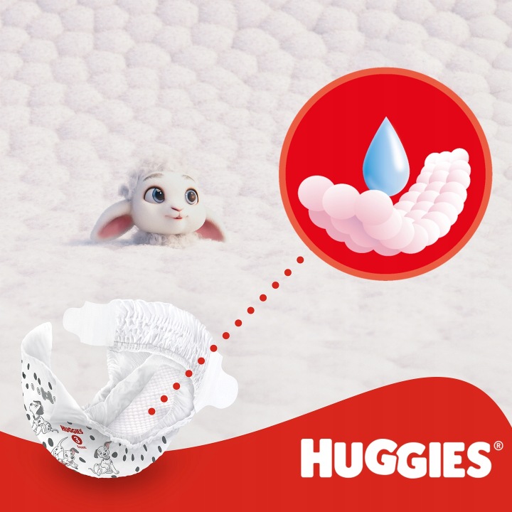 HUGGIES підгузки LITTLE MOVERS мега PACK розмір 3 (4–9 кг) 78 шт. — фото 4