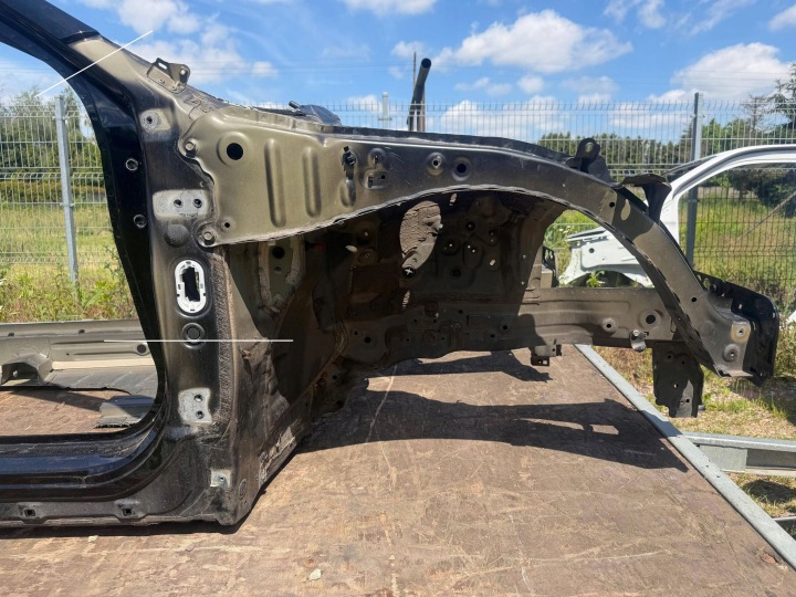 Radhaus Längsträger rechts vorne Längsträger FARTUCH HONDA CIVIC X NH731P 2017