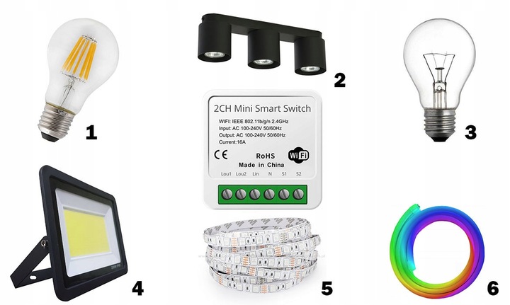 DWUKANAŁOWY PRZEKAŹNIK DOPUSZKOWY MODUŁ PODWÓJNY WŁĄCZNIK TUYA WIFI 16A 2CH