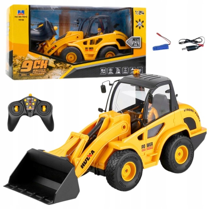 Lean Toys Екскаватор зарядний пристрій бульдозер RC 1:24 305x160 мм
