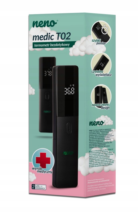 Термометр безконтактний Neno Medic T02