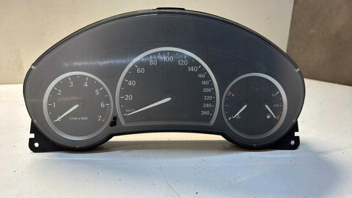Saab 9-3 II 93 OE 12798587 Instruments tachymètre compte tours Horloge montre tableau bord PREDKOSCIOMIERZ Essence