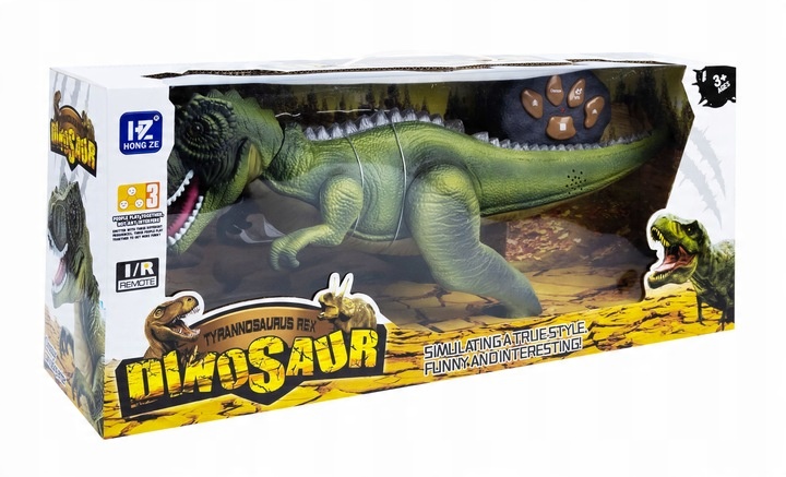 INTERACTIVE REMOTE CONTROLLED DINOSAUR WALKS LED FOR KIDS SOUND Kind walking