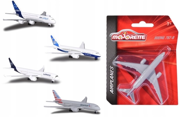 Boeing 787-9 літак Majorette Метал 4,5 дюйма 11,5 см — фото 5