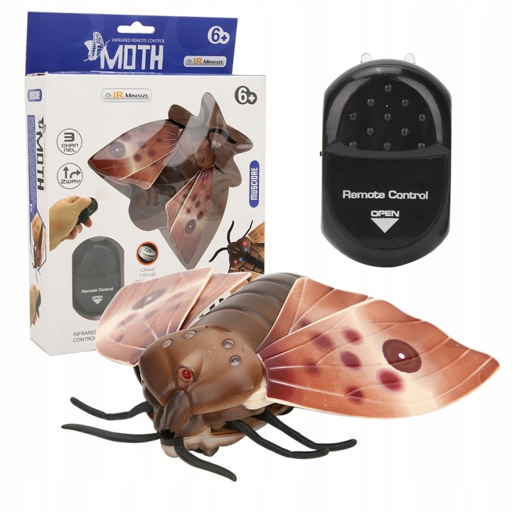 Дистанційне керування в інфрачервоного висока імітація комаха MOTH дикі KJ