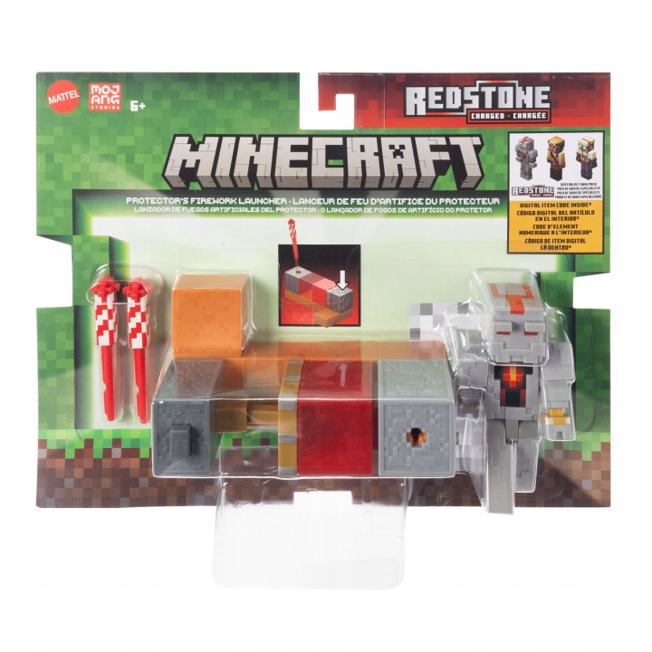 Minecraft Пускова установка феєрверків + фігурка Набір Іграшка (виставковий) — фото 5