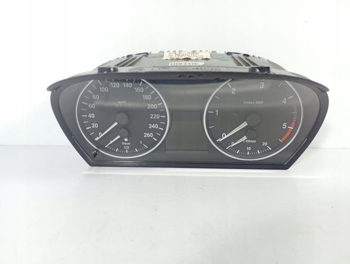 BMW E91 04-12 Instruments tachymètre compte tours Horloge montre tableau bord Tachymètre OE 914148701