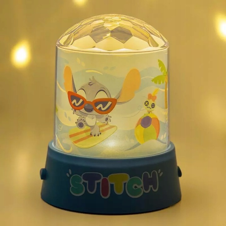 DISNEY STITCH лампа проекційна на вечірку 13 см STITCH різнокольорова — фото 3