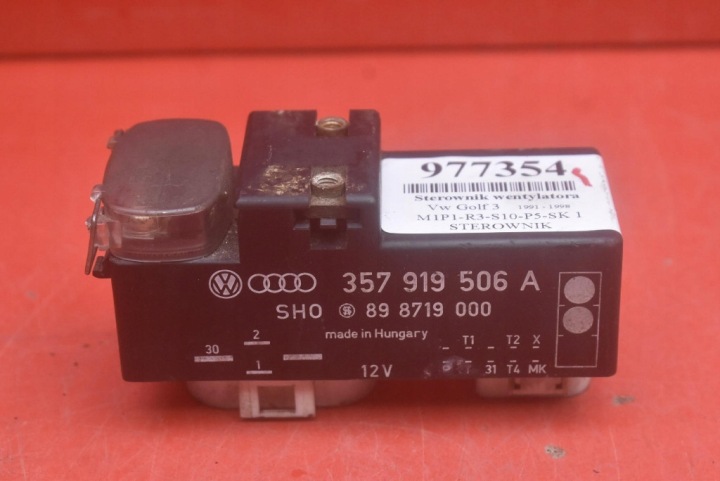 Bedienteil WENTYLATORA 357919506A VW GOLF 3 III 2.0 8V 115 KM 91-98
