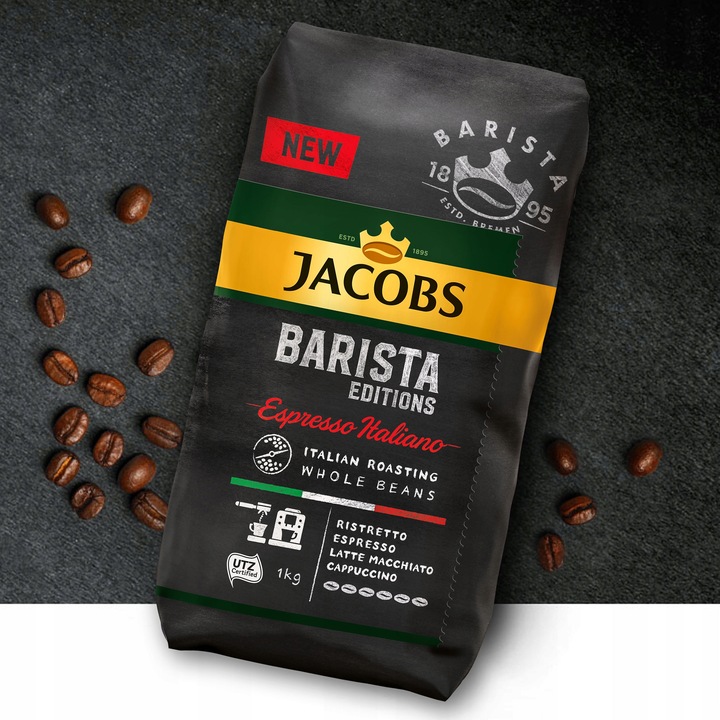 Кофе якобс бариста. Jacobs Barista Espresso в зернах. Jacobs Coffee photo.