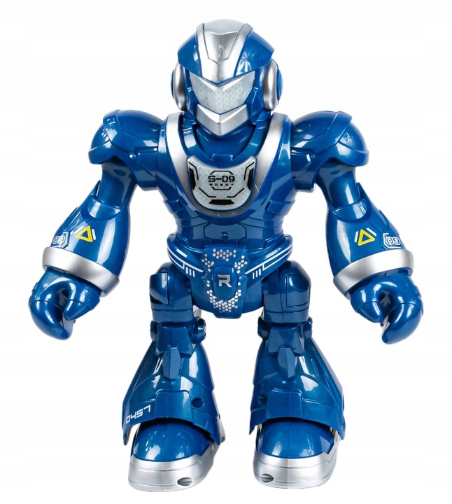 PROGRAMMABLE INTERACTIVE ROBOT DANCING RC FOR CHILDREN LED + REMOTE CONTROL Product height 23.2 cm