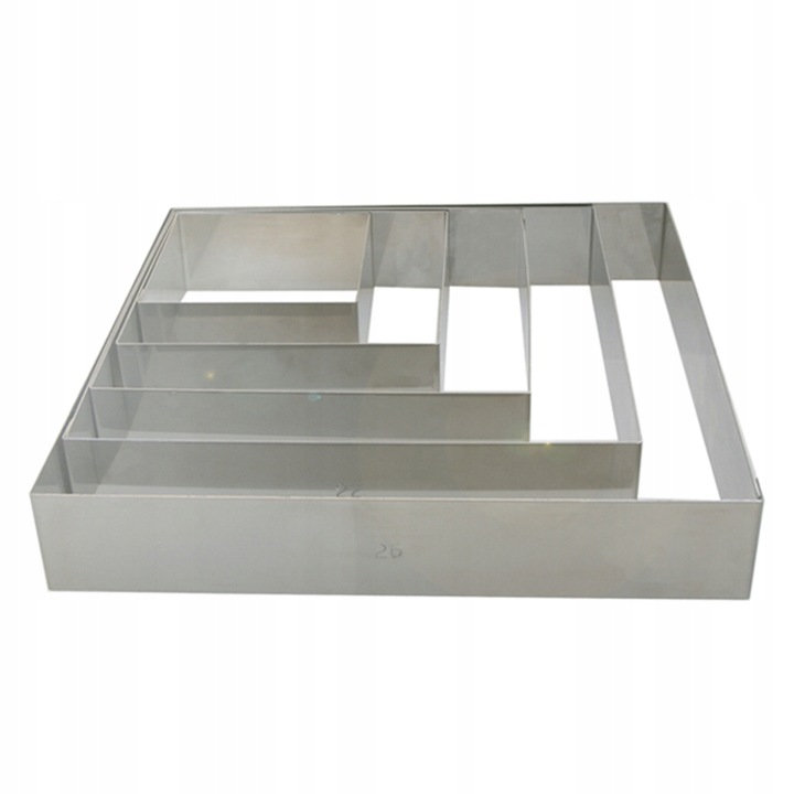 Cukrářský rohlík čtvercový 20 x 20 cm De Buyer