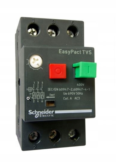 Motorový spínač Schneider GZ1E03 0.25-0.4A 2M