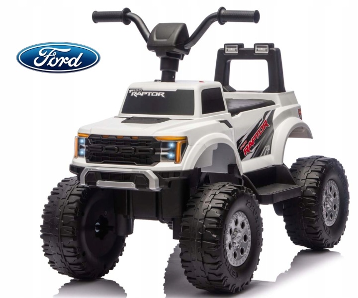 Квадроцикл на акумулятор для дітей вогні LED Ford F-150 Раптор Milly Mally — фото 2