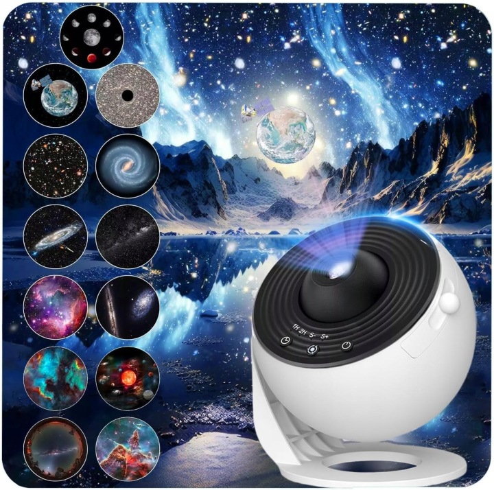 Проектор зірок проектор LED нічник 3D GALAXY STAR для дітей космос — фото 7