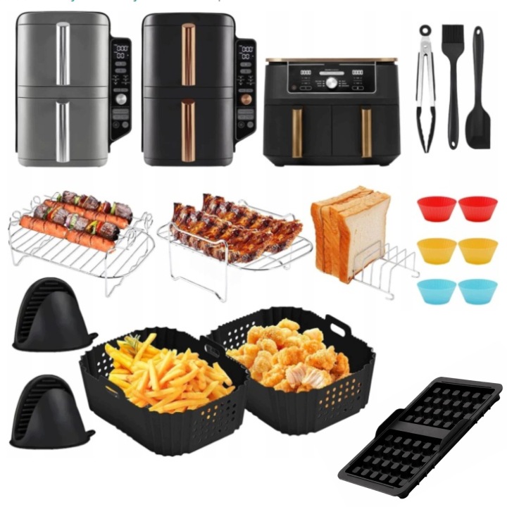 Sada Příslušenství Ninja Double Stack XL SL400EU Airfryer 9,5L 16 Dílů