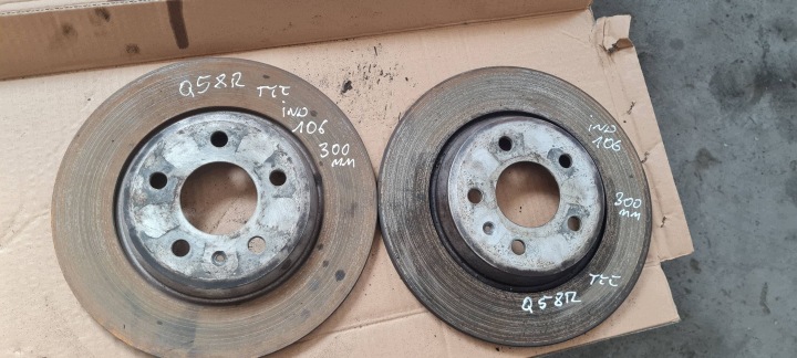 Q5 8R LIFT kotouč kotuče brzdové zadní náhrada 2 kusy 300MM A4 B8 A5