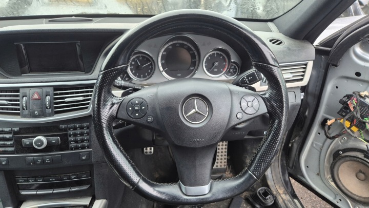 volante airbag KOMPLET pelle, in pelle PALETTE CAMBIO AMG MERCEDES W204 W212 BDB