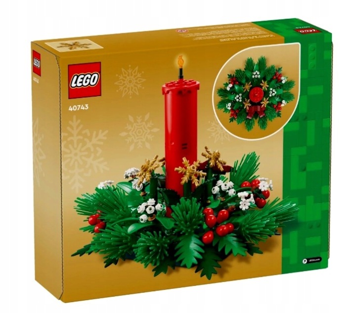 LEGO(Р.) ICONIC 40743 Різдвяна декорація столу — фото 7