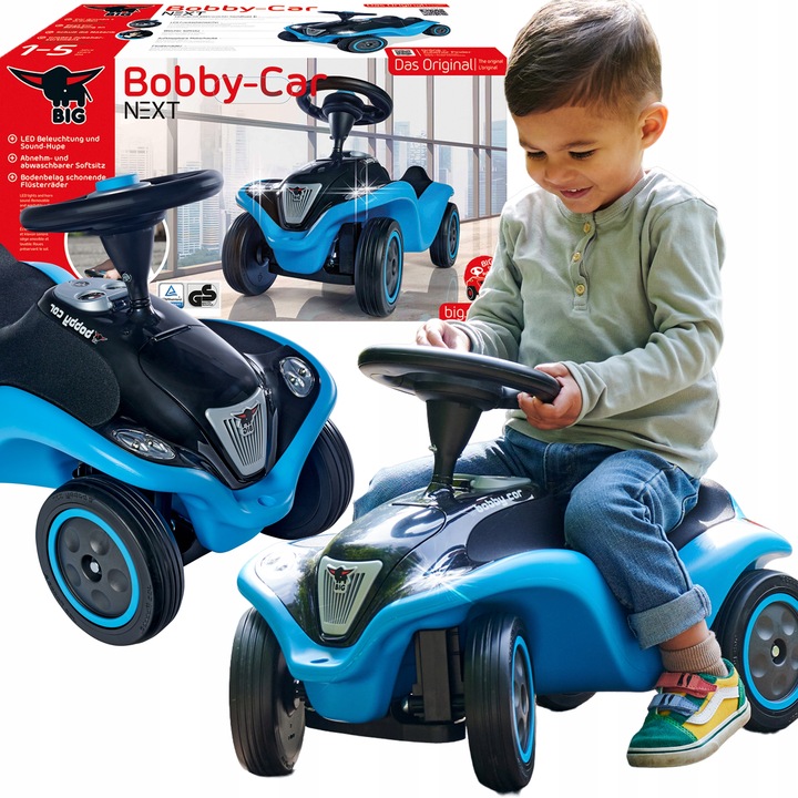 BIG Jeździk Next Blue Bobby Car Światła Klakson