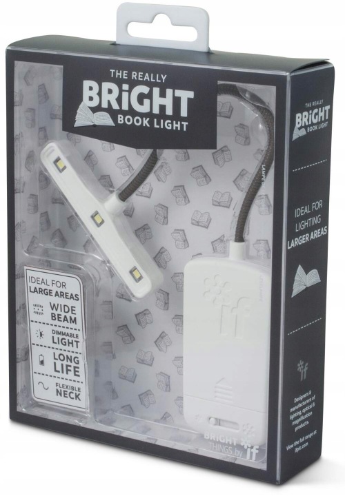 Bright Book Light Лампа для читання біла IF 18x13x3