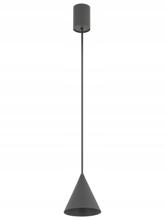 Závěsná Lampa Zenith Xs grafitová 1xGU10 130cm 10W moderní stropní IP20