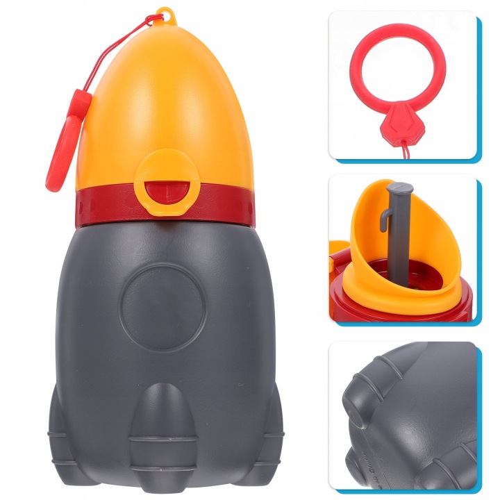 PORTABLE POTTY для дітей у кольорі помаранчевим для подорожей — фото 3