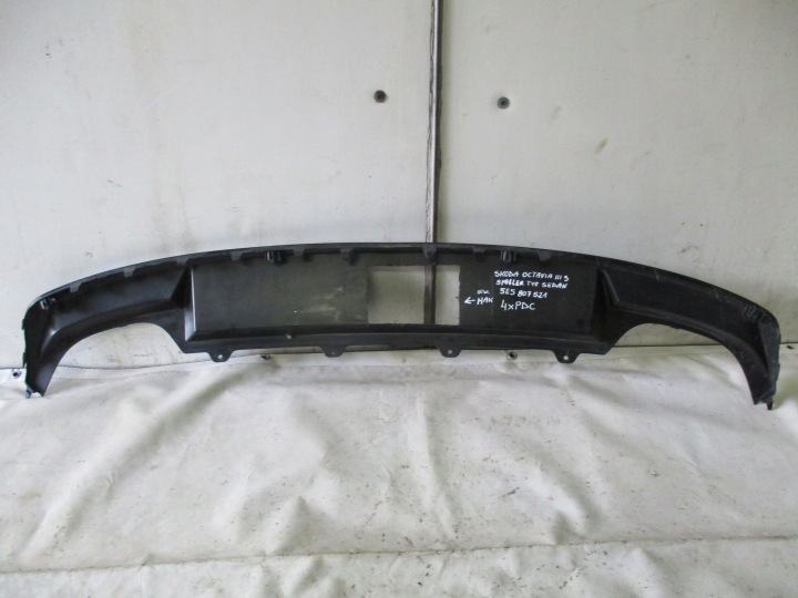 Spoiler Pare choc Arrière tylni Skoda Octavia III Berline 5E5 807 521