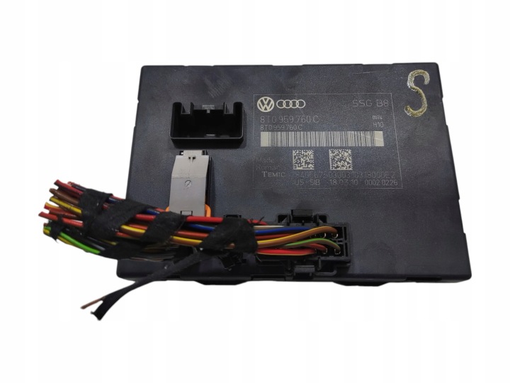 modulo Centralina sedile AUDI A5 e 8T 2007-2011 8T0959760C