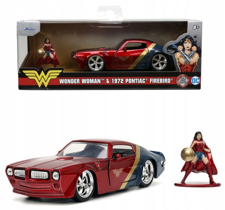 Jada wonder woman&1972 pontiac firebird — фото 11