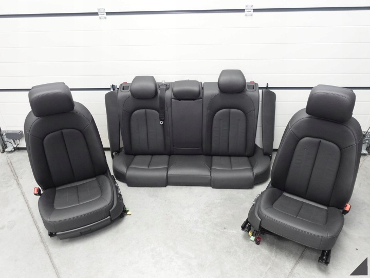 AUDI A7 4G8 C7 LIFT 10-18 SIÈGE NOIR CUIR, EN CUIR ÉLECTRICITÉ